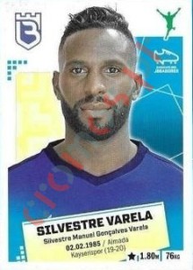 33 Silvestre Varela – Futebol 2020-2021 Panini