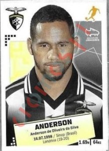 230 Anderson – Futebol 2020-2021 Panini
