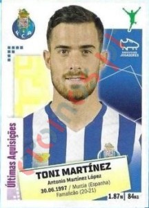 409 Toni Martinez – Futebol 2020-2021 Panini