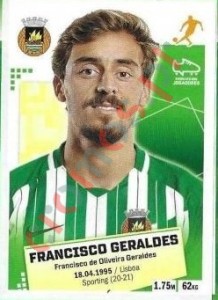 263 Francisco Geraldes – Futebol 2020-2021 Panini