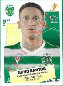 303 Nuno Santos – Futebol 2020-2021 Panini