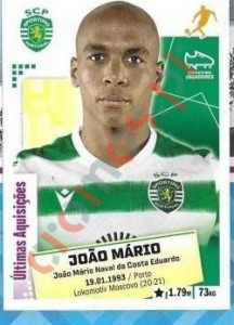 415 Joao Mario – Futebol 2020-2021 Panini