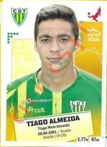 309 Tiago Almeida – Futebol 2020-2021 Panini
