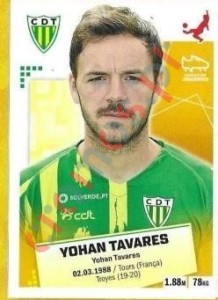 312 Yohan Tavares – Futebol 2020-2021 Panini