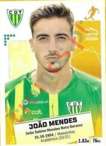 319 Joao Mendes – Futebol 2020-2021 Panini