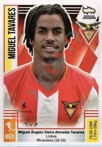 29 Miguel Tavares – Futebol 2019-2020 Panini