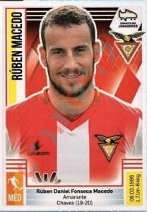 30 Rúben Macedo – Futebol 2019-2020 Panini