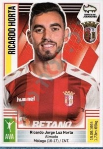 101 Ricardo Horta – Futebol 2019-2020 Panini