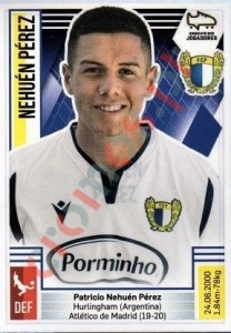 109 Nehuén Pérez – Futebol 2019-2020 Panini