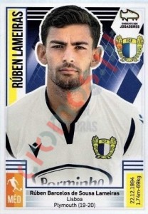 116 Rúben Lameiras – Futebol 2019-2020 Panini