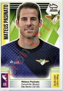 156 Mateus Pasinato – Futebol 2019-2020 Panini