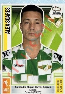 166 Alex Soares – Futebol 2019-2020 Panini