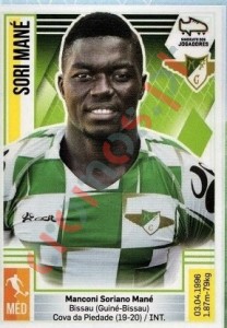 167 Sori Mané – Futebol 2019-2020 Panini