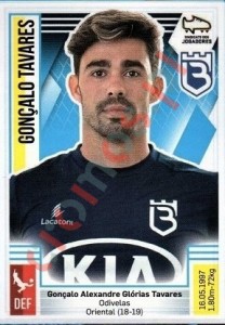 41 Gonçalo Tavares – Futebol 2019-2020 Panini
