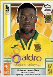 180 Diaby – Futebol 2019-2020 Panini