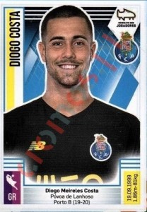 207 Diogo Costa – Futebol 2019-2020 Panini