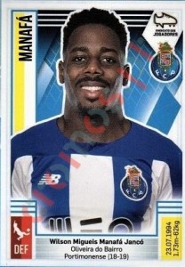209 Wilson Manafá – Futebol 2019-2020 Panini