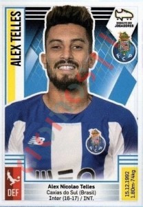 213 Alex Telles – Futebol 2019-2020 Panini