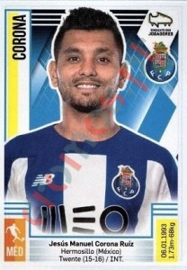 218 Jesus Corona – Futebol 2019-2020 Panini