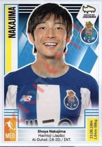 219 Shoya Nakajima – Futebol 2019-2020 Panini
