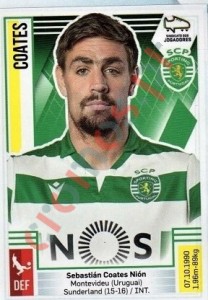 261 Sebastián Coates – Futebol 2019-2020 Panini