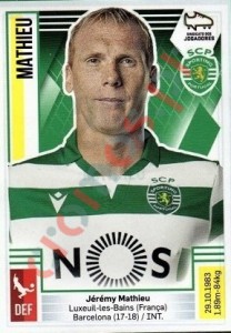262 Jeremy Mathieu – Futebol 2019-2020 Panini