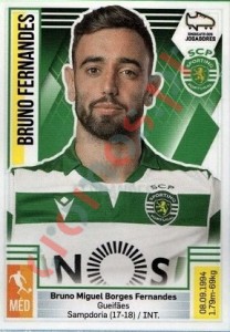 267 Bruno Fernandes – Futebol 2019-2020 Panini