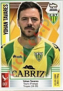 279 Yohan Tavares – Futebol 2019-2020 Panini