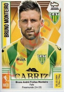 282 Bruno Monteiro – Futebol 2019-2020 Panini