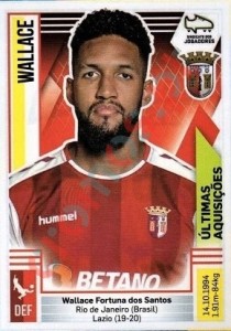 366 Wallace (Braga) – Futebol 2019-2020 Panini