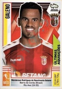 368 Galeno (Braga) – Futebol 2019-2020 Panini