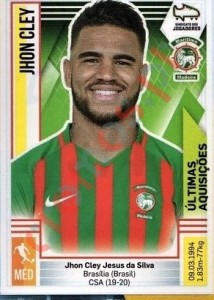 374 Jhon Cley (Marítimo) – Futebol 2019-2020 Panini