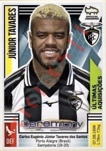 378 Júnior Tavares (Portimonense) – Futebol 2019-2020 Panini