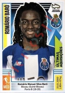 380 Romário Baró (Porto) – Futebol 2019-2020 Panini
