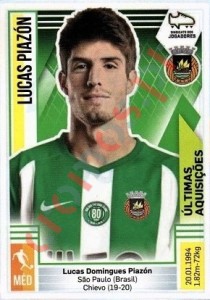 383 Lucas Piazón (Rio Ave) – Futebol 2019-2020 Panini