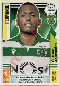 387 Fernando (Sporting) – Futebol 2019-2020 Panini