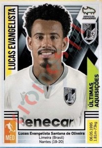 391 Lucas Evangelista (V.Guimarães) – Futebol 2019-2020 Panini