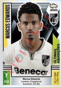 392 Marcus Edwards (V.Guimarães) – Futebol 2019-2020 Panini