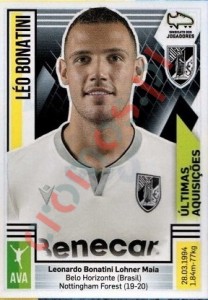 393 Léo Bonatini (V.Guimarães) – Futebol 2019-2020 Panini