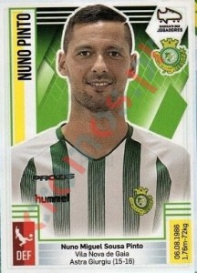 315 Nuno Pinto – Futebol 2019-2020 Panini