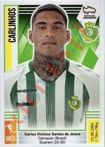 320 Carlinhos – Futebol 2019-2020 Panini