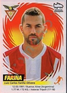 32 Fariña – Futebol 2018-2019 Panini