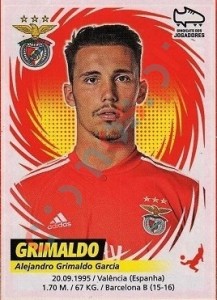 59 Alejandro Grimaldo – Futebol 2018-2019 Panini