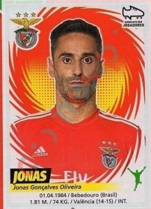 69 Jonas – Futebol 2018-2019 Panini