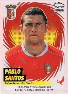 92 Pablo Santos – Futebol 2018-2019 Panini