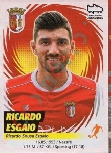 98 Ricardo Esgaio – Futebol 2018-2019 Panini
