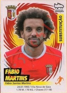 99bis Fábio Martins – Futebol 2018-2019 Panini