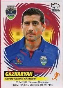 117 Gazharyan – Futebol 2018-2019 Panini