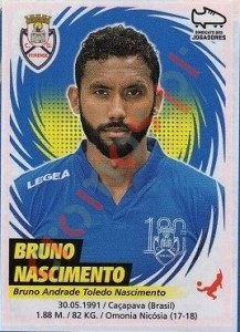 124 Bruno Nascimento – Futebol 2018-2019 Panini