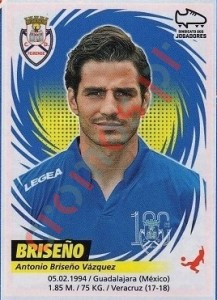 125 Briseño – Futebol 2018-2019 Panini